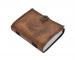 Handmade Blank Cotton Paper Leather Journal Queen Embossed Notebook